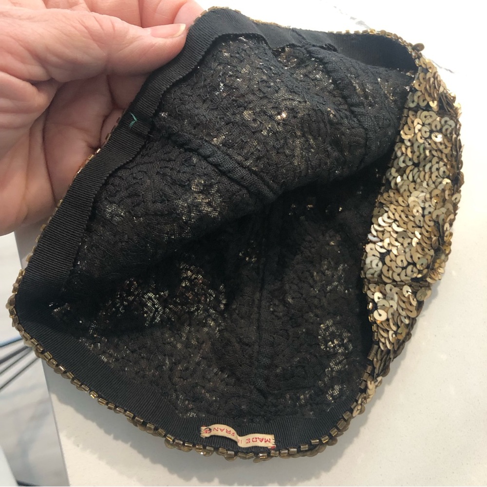 Vintage Sequinned Beanie - Picture 8 of 8